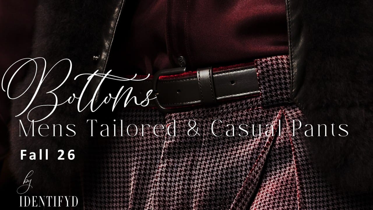 Mens Casual & Smart Bottom Trends Fall 2026