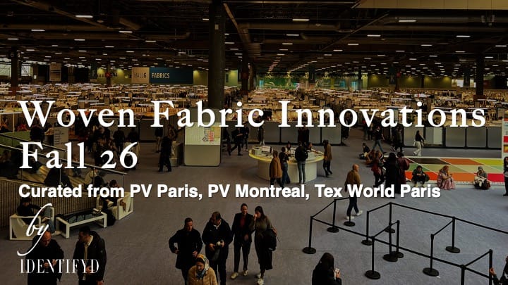 Woven fabric/textiles innovations from Trade Shows for Fall/Winter 2026