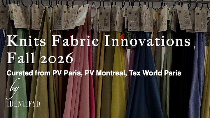 Knits/Jerseys Fabric Innovation for Fall/Winter 2026